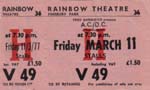 AC/DC ticket