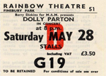Dolly Parton ticket