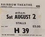 Hitchhikers Guide to the Galaxy ticket