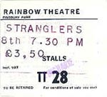 Stranglers ticket