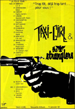 Taxi Girl/Stranglers advert
