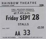 Slits ticket