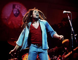 Bob Marley on stage